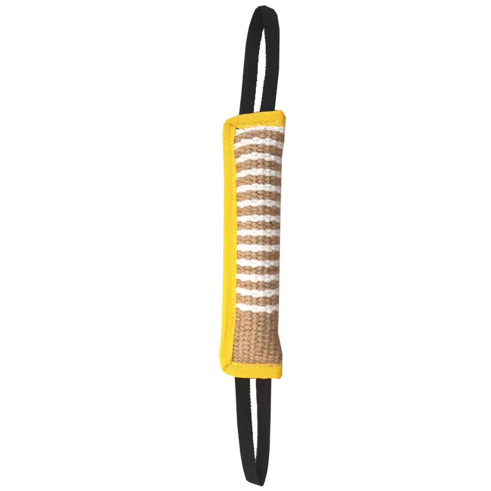 Burlap Bite Stick & Teething Toy - Interactive Training & Fetch Toy for Dogs