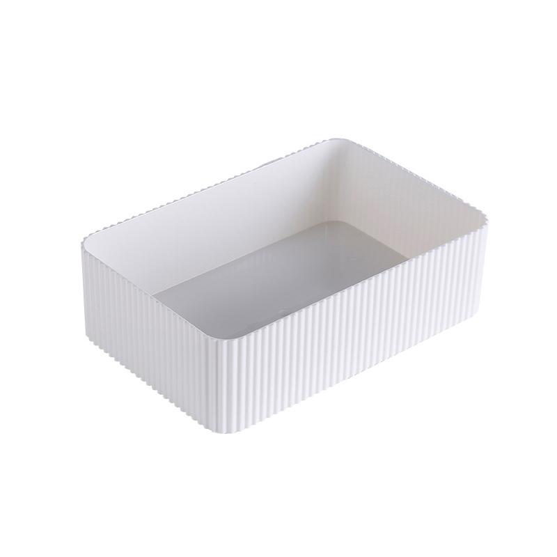 Plastic Makeup Organizer Grid Desktop Home Office Bathroom Storage Box Sundries Bin Case Cosmetic Closet Closet Organizer
