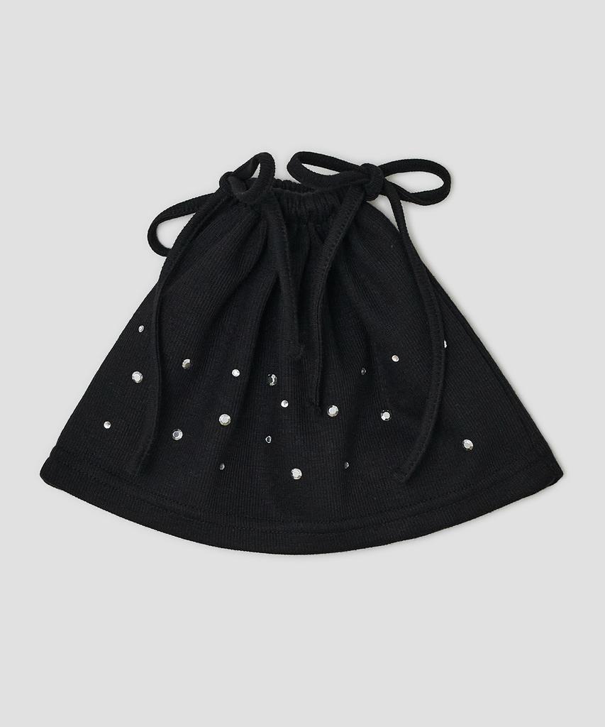 Taibseobiseu Hotfix Drawstring Beanie [Black]