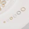 14/18K Gold-Filled Open Loop Connector for DIY Jewelry Making - Bracelet, Necklace, Pendant Accessories.