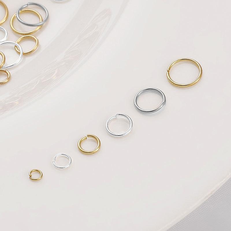 14/18K Gold-Filled Open Loop Connector for DIY Jewelry Making - Bracelet, Necklace, Pendant Accessories.