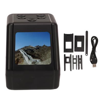 2 İnç Ekranlı Film Tarayıcı 64GB Hafıza Kartı 135 126 110 Super 8mm Filmler Siyah Beyaz Negatifler için Slayt Tarayıcı