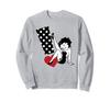 Betty Boop Polka Dot Exclamation Mark Heart Sweatshirt