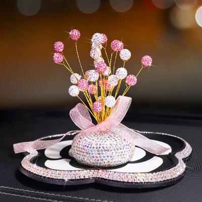 Diamond-studded Starry Sky Car Ornaments Car Decoration Center Console Ornaments