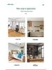 New Cross-border Remote Control 5-Blade Ceiling Fan with Stepless Dimming LED Light for Home, Bedroom, Dormitory