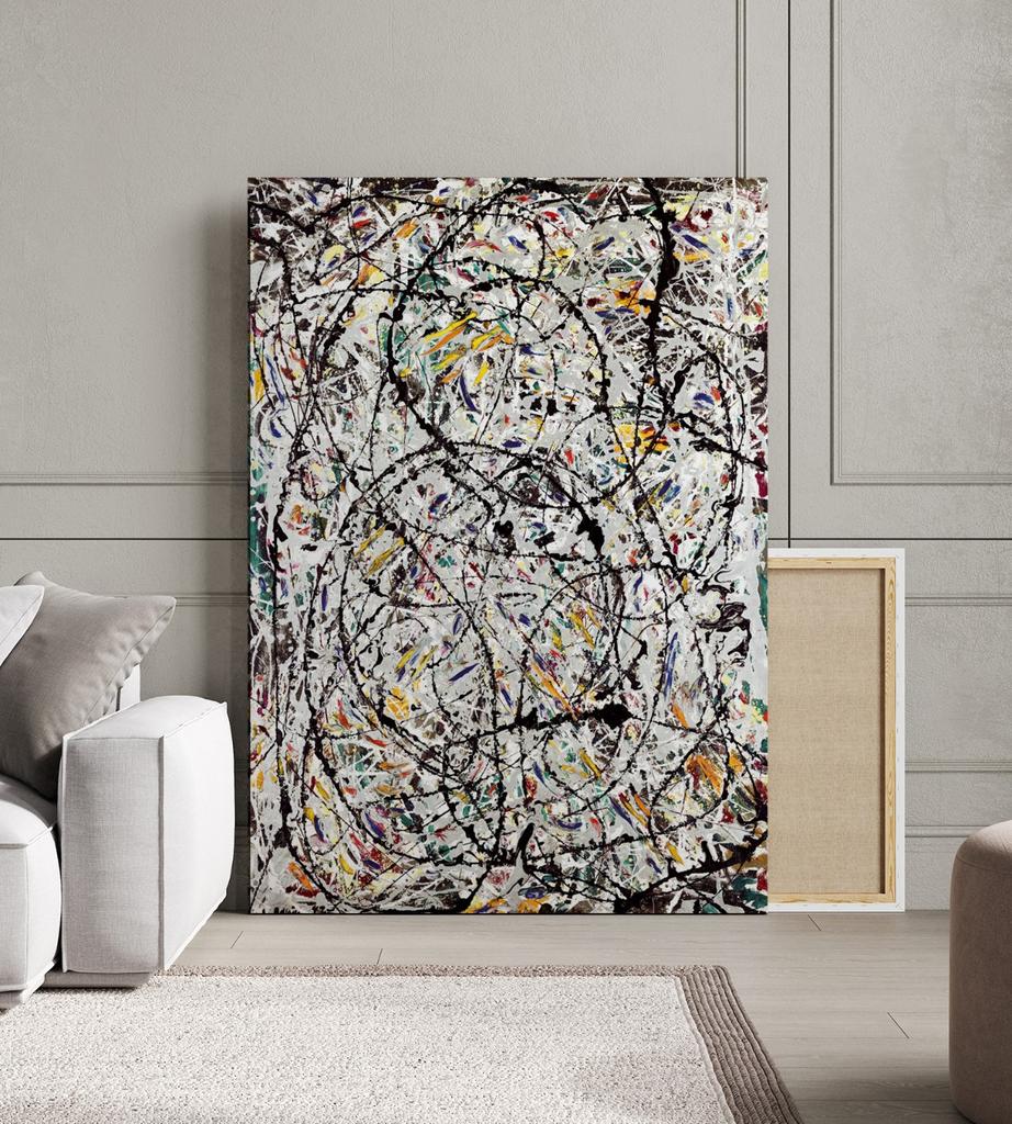 Canvas Painting Jackson Pollock Reproduction