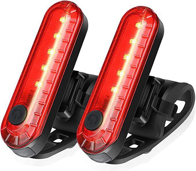 Wiederaufladbares USB-LED-Fahrradrücklicht mit hoher Helligkeit für Nachtfahrten