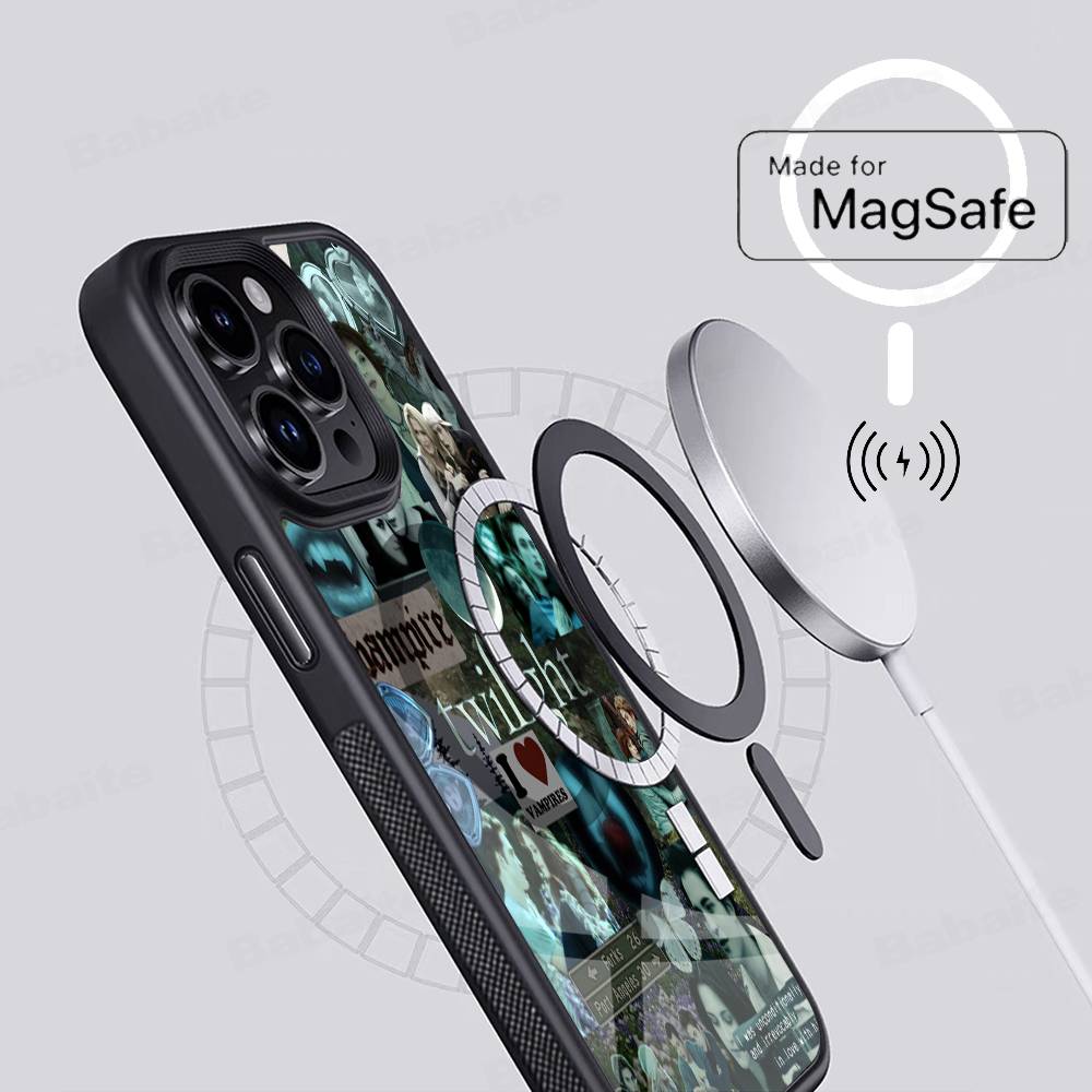 TV Twilight Isabella Edward Cullen For Phone Case For IPhone 17 16 15 14 13 12 11 Pro Max For Wireless Charger Cover