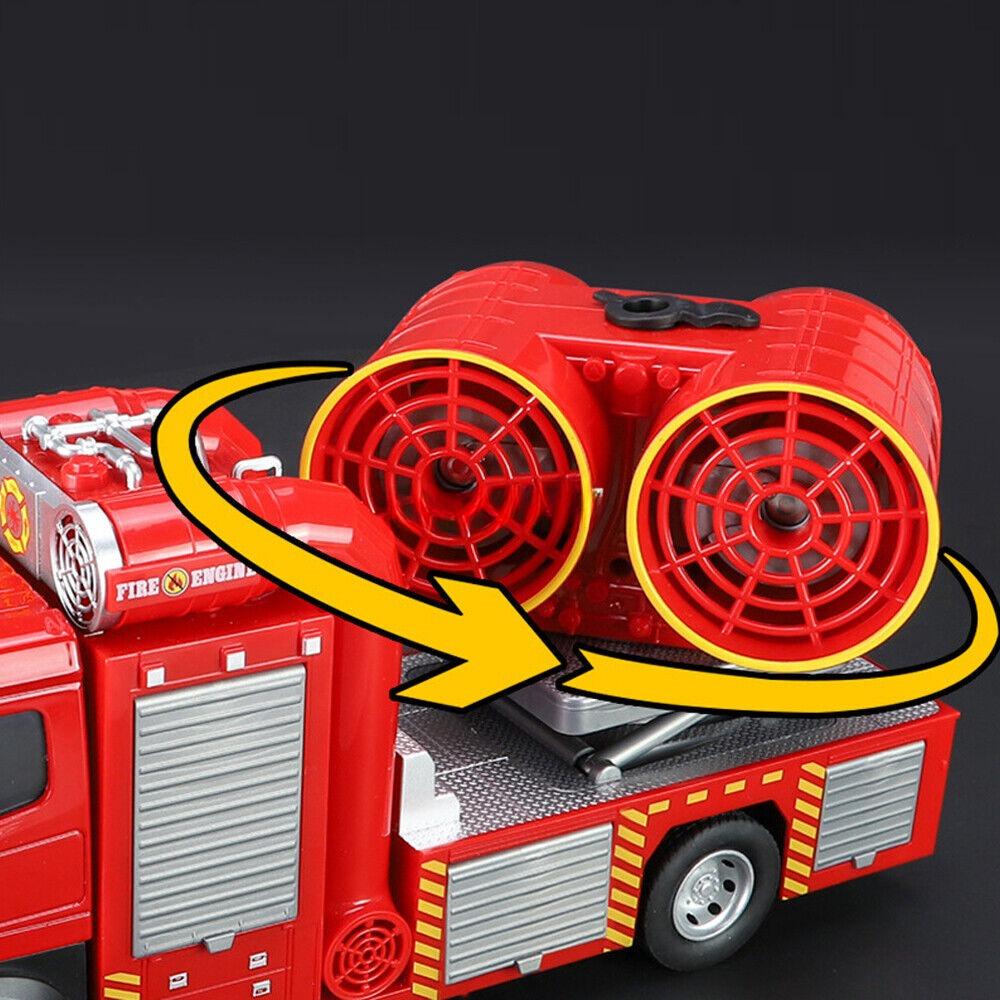 Jucărie cu mașină de pompieri 1/18 Mașină de pompieri Model de colecție de jucării pentru băieți