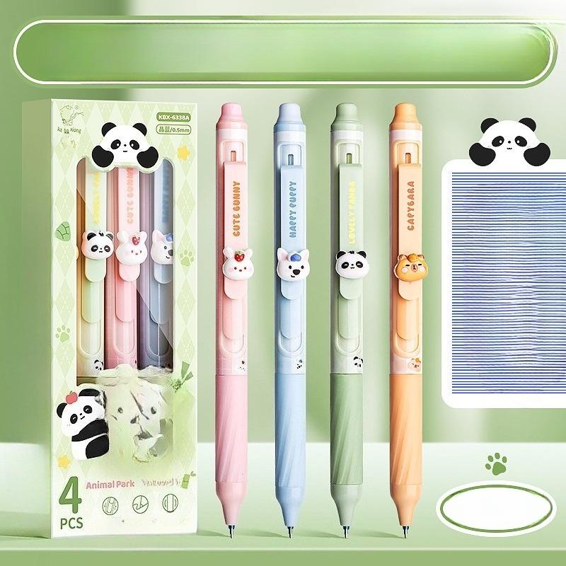 Kaba Xiong Push-type Erasable Pen for Students Special Third Grade Gel Pen Children's Thermal Magic Mo Easy-to-wipe Round Beads
