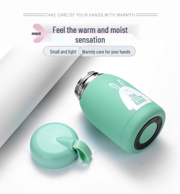 Adorable Large Thermos Cup with 304 Stainless Steel Liner & Cup Brush - Customizable Logo for Gifts & Promotions