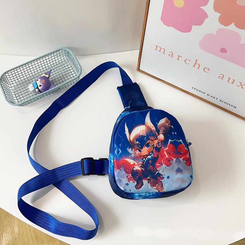 Cartoon Avengers Chest Waist Bag Kids Sling Shoulder Crossbody Gift Bag