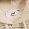 AMI 2025 Autumn and Winter New Letter Embroidery High-quality Cotton Men Hooded Sweatshirt