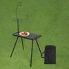 Outdoor Camping Foldable Table Detachable Legs Rectangular Desk Multipurpose with Storage Bag PP