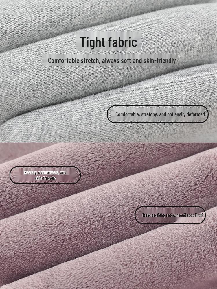 High Waist Extra-Thick Slimming Warm Pants for Mid-Aged & Elderly Mothers - Plus Velvet Cotton for Autumn/Winter