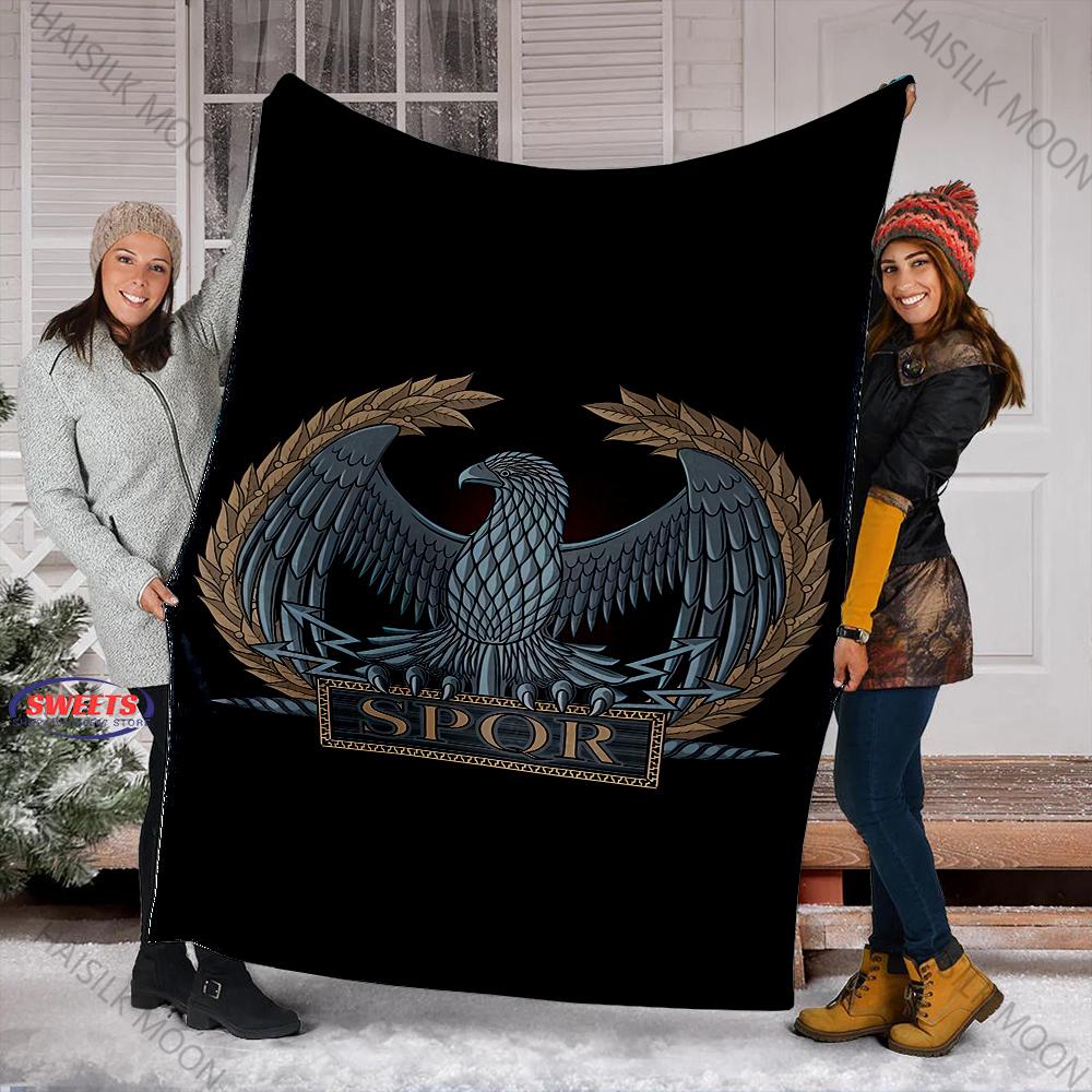 15 Styles Distant Mysterious Roman Empire Print Fluffy Throw Camping Blanket for Children Sofa Throw Thin Blanket Fashion Gifts