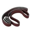 10 Pcs Sanding Belt Set 1220x50mm 40 60 80 100 120 Grit Aluminum Oxide Belt Sandpaper for Wood Metal Plastic