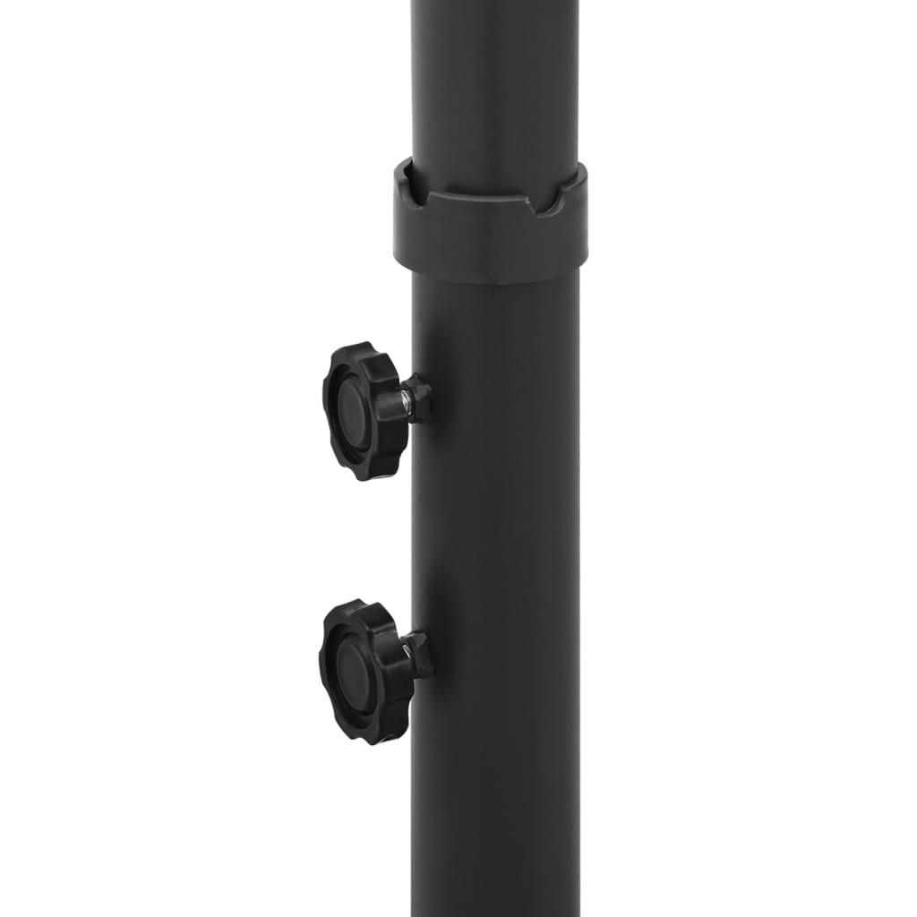 Double Cantilever Sun Umbrella with Steel Pole 600 x 300 cm Green