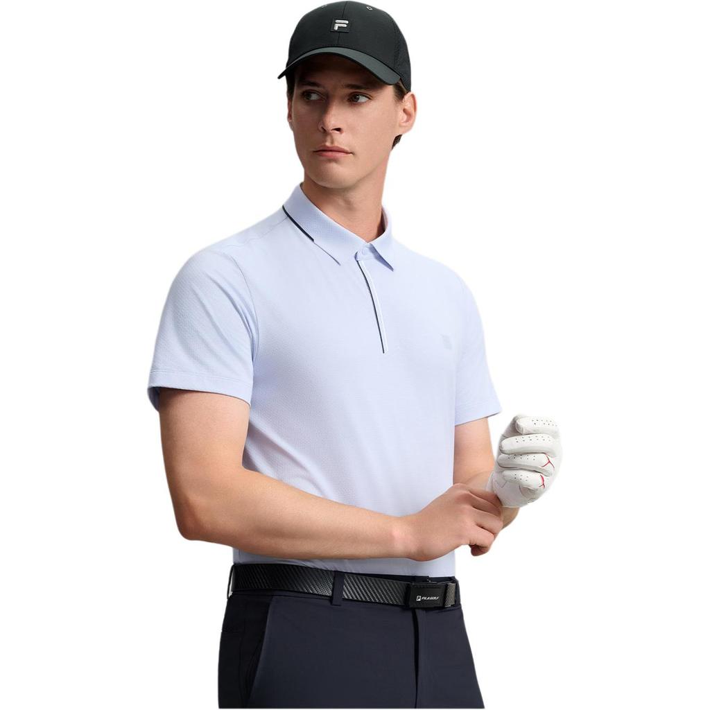 FILA Golf Series Cool Touch Casual Short Sleeve Polo Shirt Men tops A11M635103FLB