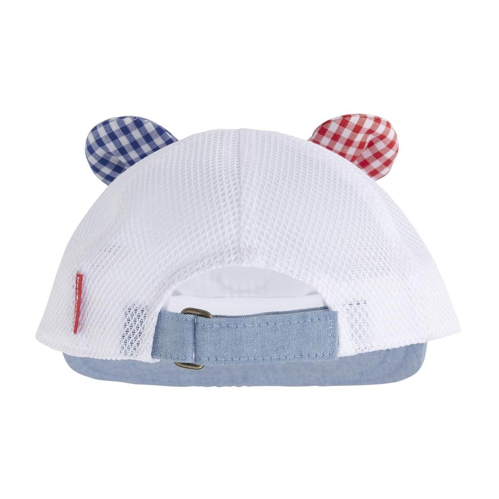 [MIKIHOUSE HOT BISCUITS] Cap for boys and girls, baby, children's clothing, blue, M (50-52cm) 72-9106-681