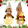 Warm Ambient Lighting Figures Christmas Luminous Ornament, Durable Resin with LED Light Design, Holiday Night Lights for Home Add Festive Atmosphere