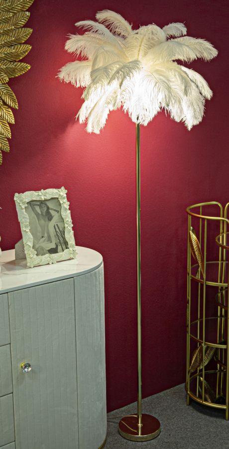 Floor Lamp Palm White Cm Ø 55X160