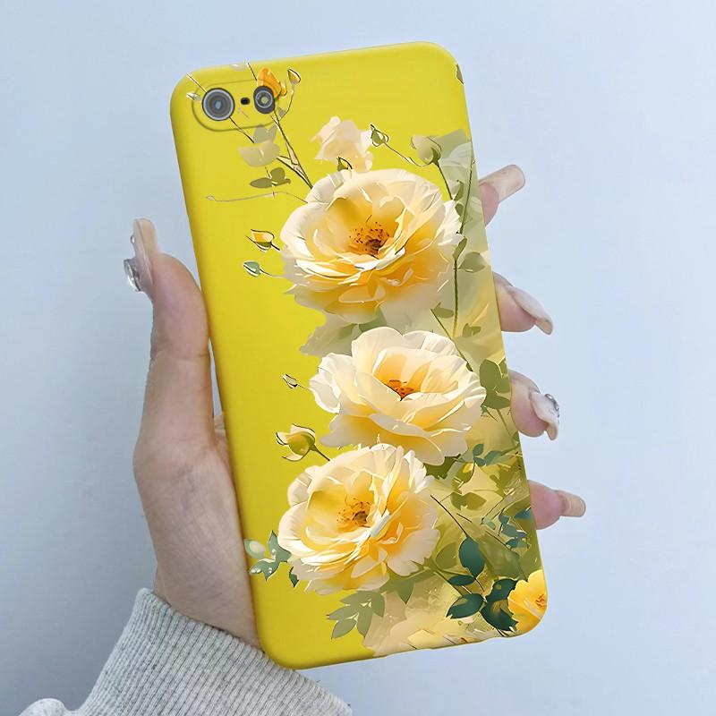 For iPhone 5s 5 se 2016 Phone Case Flower Girl Design Soft Silicone TPU Back Housing for iPhone se 2016 5 S iPhone5s 4.0" Covers