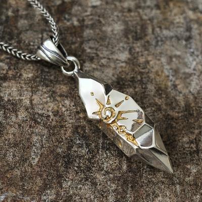 Wishing Stone "Herren Halskette, Herren Leichtes Luxus Weihnachtsgeschenk, High-End Anhänger, Herren