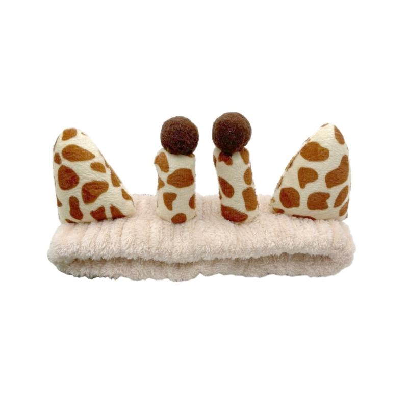 Spa Headband Multi-type Can Choose Giraffe Hairband Woman Makeup Headband
