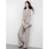 Women's Wool Blend Vest & Long-Sleeve Suit Set