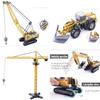 Classic Simulation Alloy Engineering Car Model Toy Set For Kids With Excavator