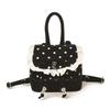 Zaino1011 nuovo carino pizzo pois zaino femminile senmeng alla moda moda semplice fiocco borsa a mano zaino