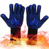 Piece BBQ Gloves Microwave Gloves High Temperature Resistance Barbecue Glove Oven Mitts 500 800 Degree Fireproof Grill Glove