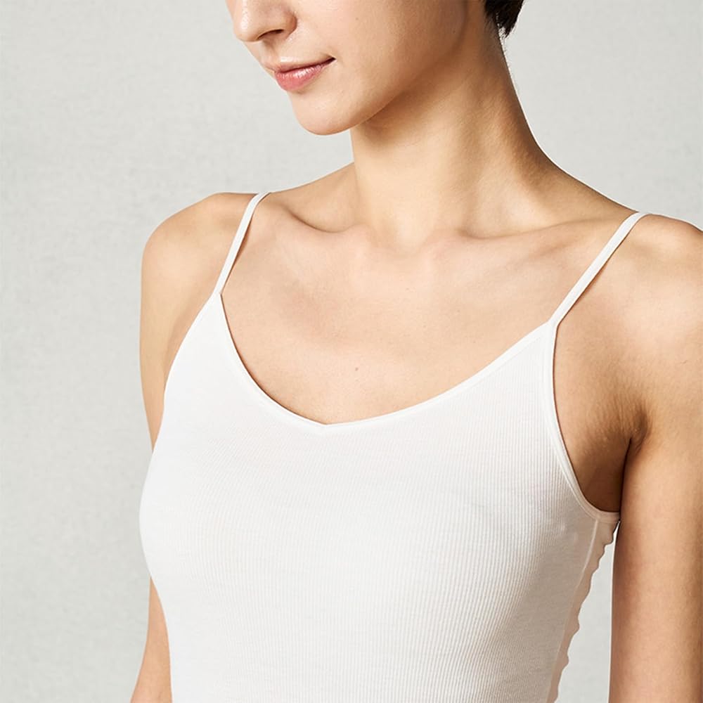ReFa Vital Tech Moist Rib Tank Top Camisole S Pink Camisole