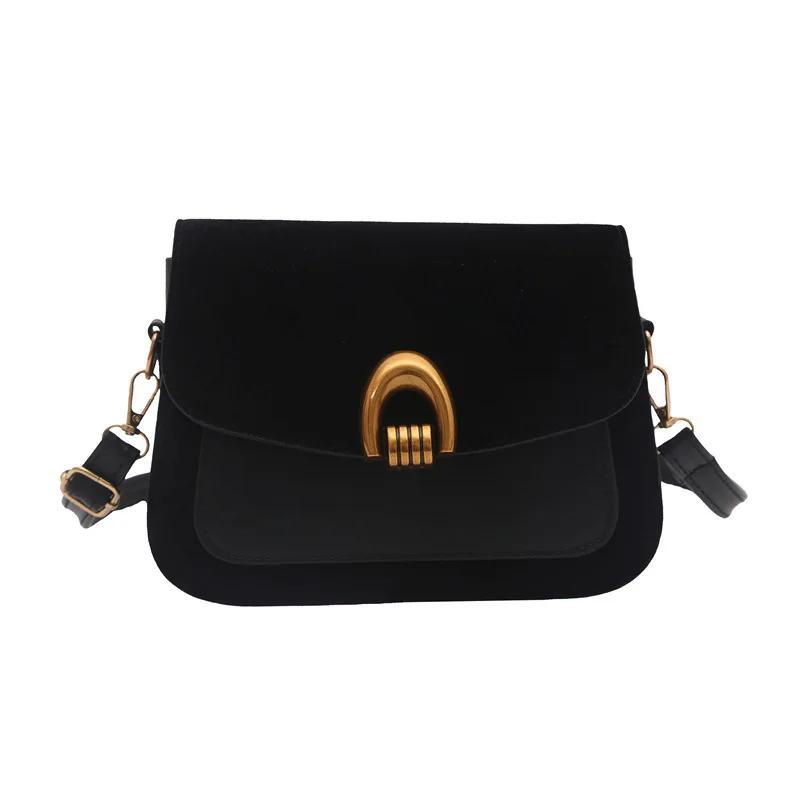 Retro Underarm Bag for Women, 2025 New Fashion Korean Edition Small Square Bag, Simple Single Shoulder Crossbody Bags