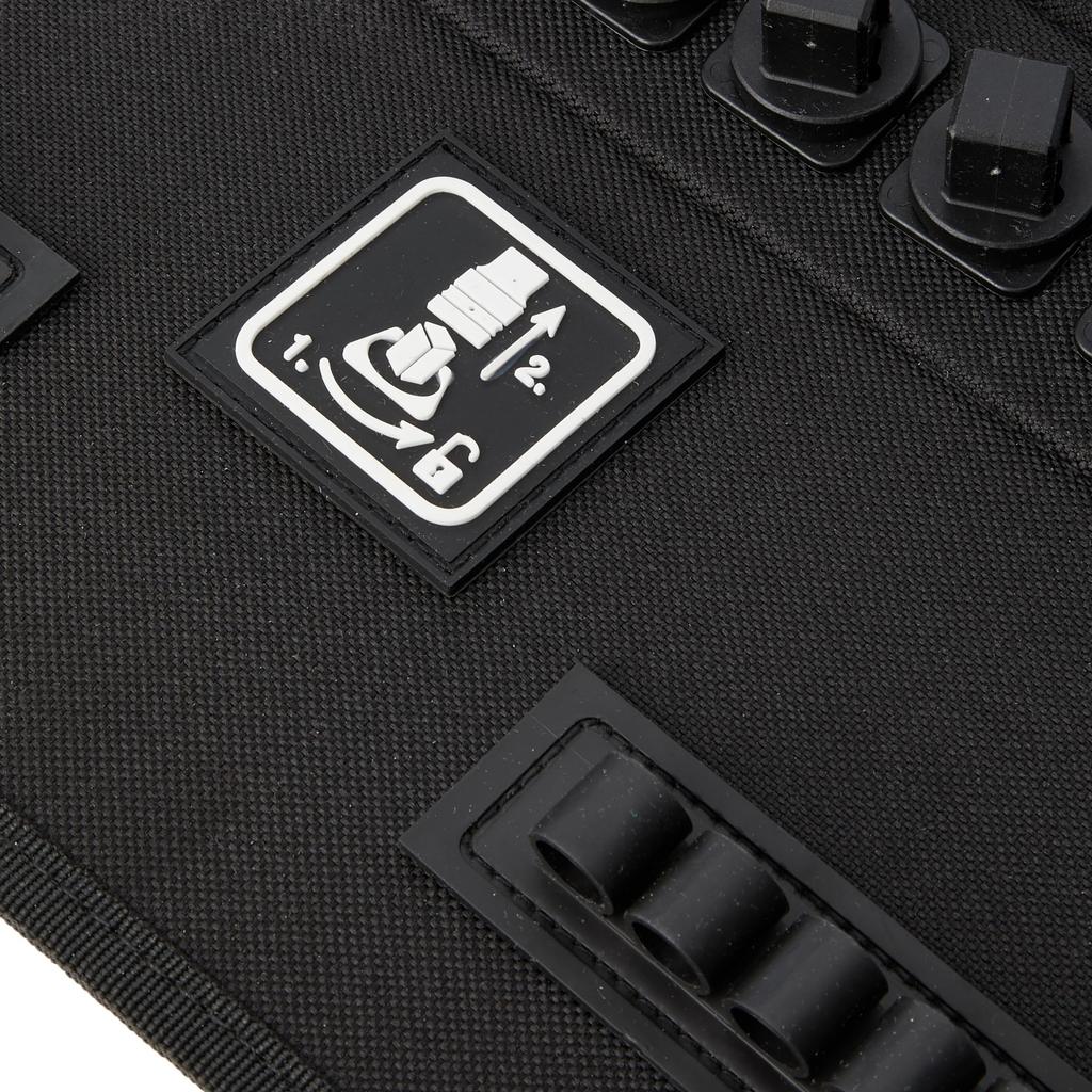 WERA Tool Storage Case for Zyklop Ratchet Wrenches and DR 302 x 126 x 50 136450 1/2" Sockets, mm,