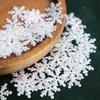 300pcs-Christmas Snowflakes Confetti Artificial Snow Xmas Tree Ornaments Decorations for Home Party Wedding Decor