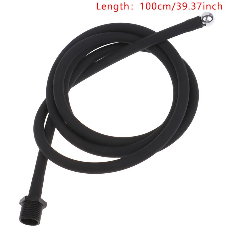 25-200Cm Super Long Douche Silicone Enema Syringe Shower Cleaning Head Nozzle