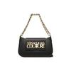 Versace Jeans Couture Metal Logo Lock Closure Polyester Shoulder Bag Small Women Shoulder Bag Black 74VA4BL2-ZS467-899