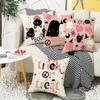 New Halloween Cute Ghost Pillowcase Bat Pillowcase Sofa Bedroom Pillowcase Bedside Backrest