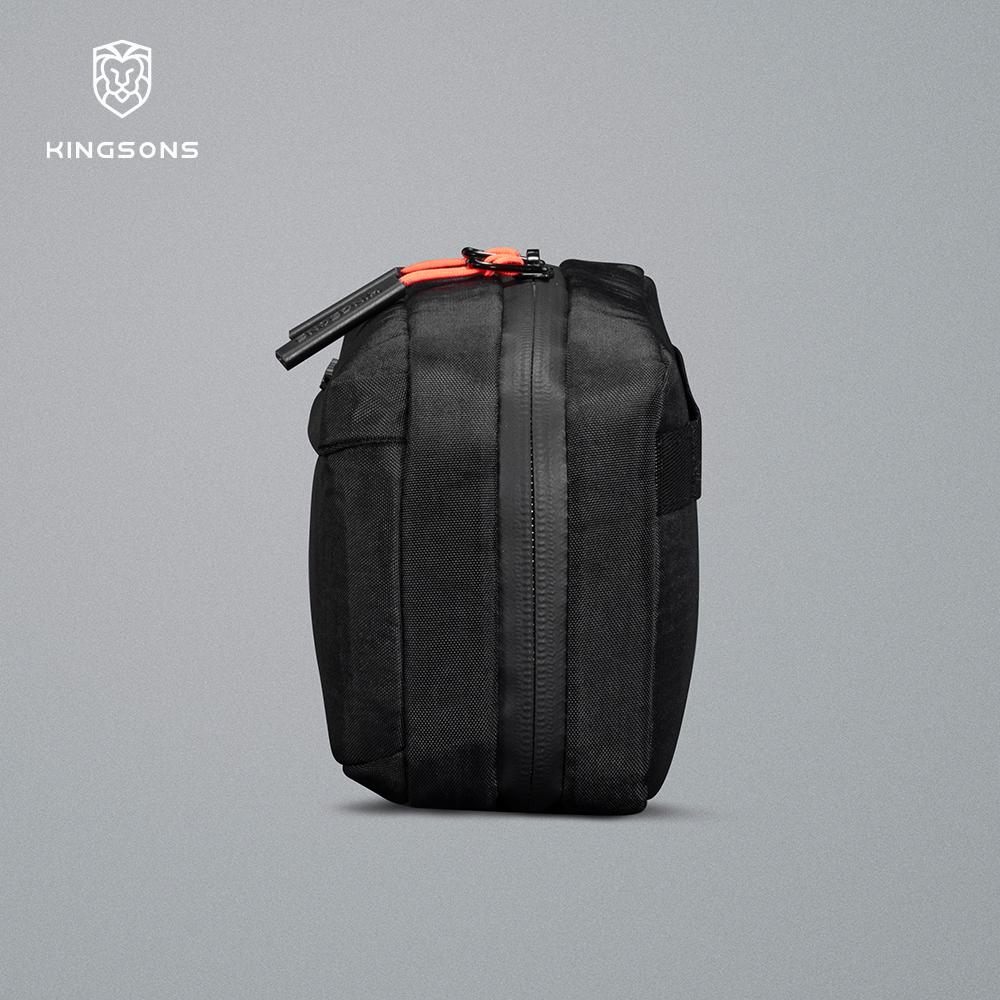 Kingsons Men Women Electronics Tech Pouch Digital Accessories For Passport Travel Business 420D Nylon Waterproof Minimalist