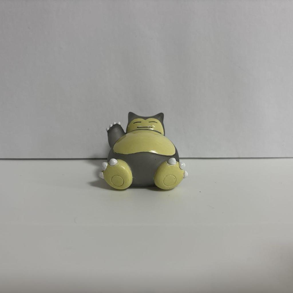 [USED] Pokemon Kids Clear Snorlax Finger Puppet Pokemon Figure Kanto Early