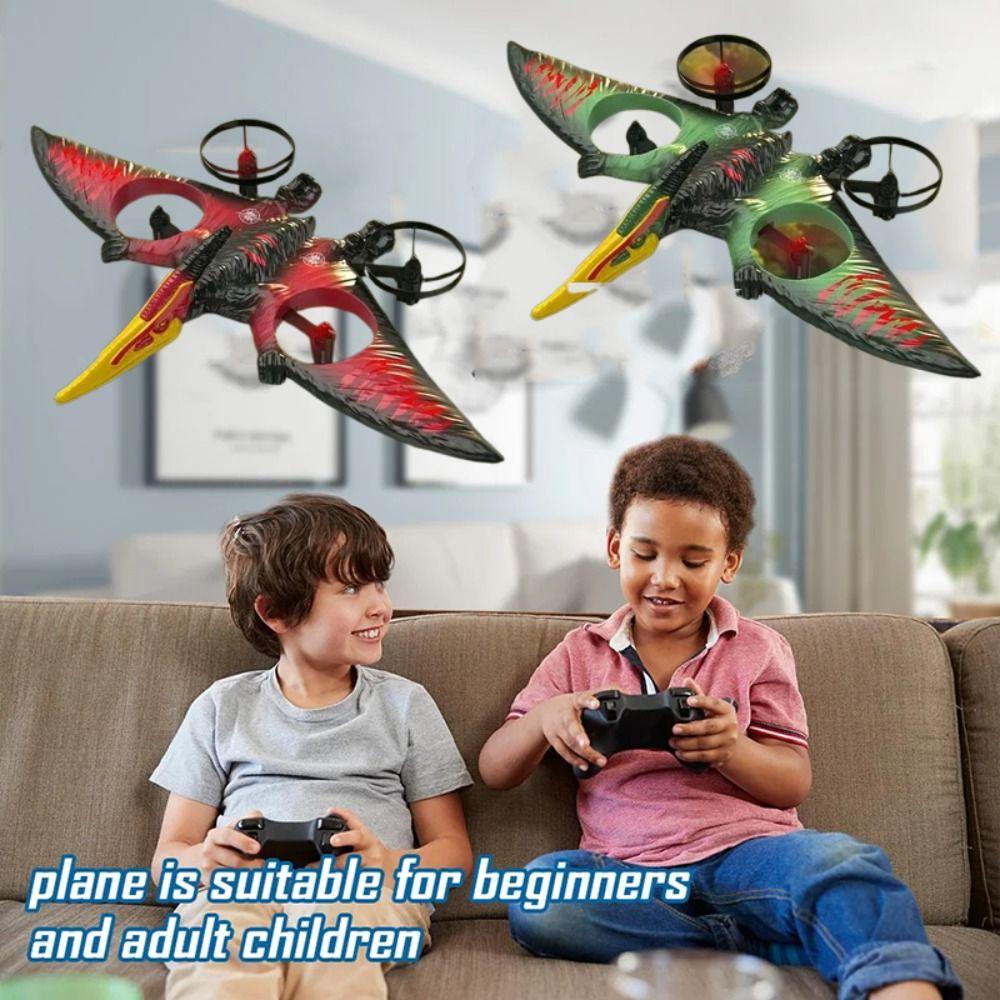 Gravity Sensing RC Dinosaur Aircraft Glider Toy EPP Foam Remote Control Foam Fighter Kids Gifts