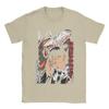 Męskie koszulki Chainsaw Man Aki Hayakawa Vintage Koszulka z czystej bawełny z krótkim rękawem T-shirt z okrągłym dekoltem Odzież Nowość