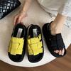 Super Fire Woven Platform Sandals Women's Summer New with Skirt Non-slip Open-toed Beach Roman Shoes