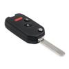For Honda Fit Accord Civic 2006-2011 2003-2013 CRV 2018 Pilot Modified Flip 2/3/4 Buttons Car Remote Key Shell with/without Rubber Pad