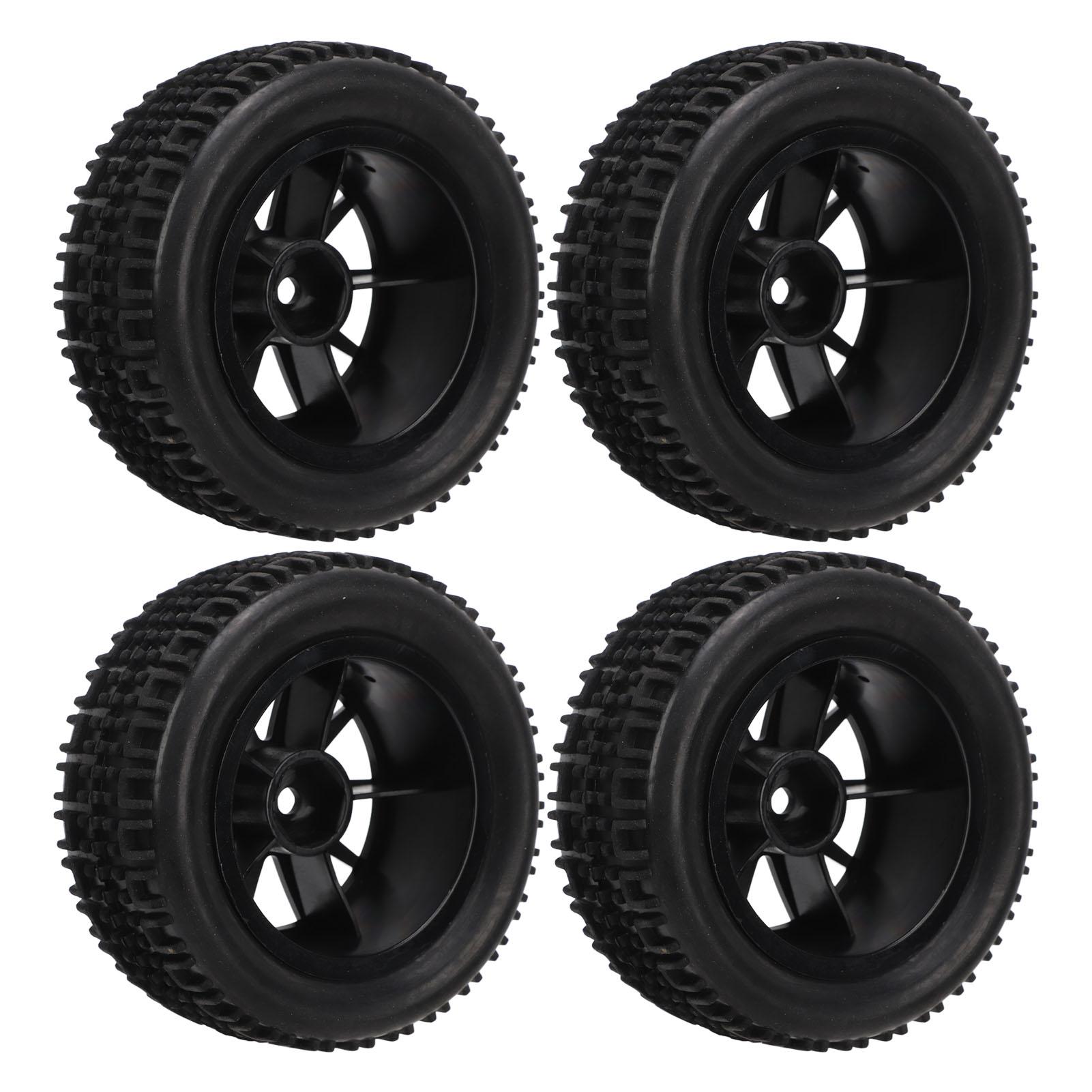 

4Pcs 116 Scale RC Car Tires RC Tires with 10 Spokes for 116 Remote Control Car AXI31594 2BL