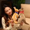 Lovely Mother  Child Kangaroo Plush Toys Plushie Pillow Big Size Stuffed Dolls For Baby Room Decor Birthday Christmas Gifts
