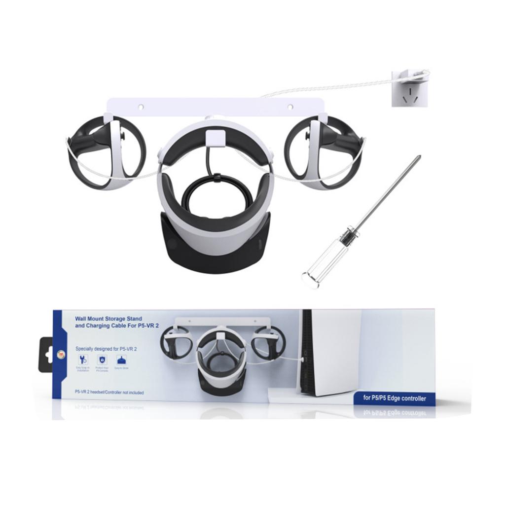 Storage Bracket VR Multifunctional Wall Mount For Headset Storage Stand Holder Wall-mounted Hanging Rack For