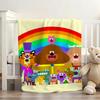 Cartoon H Hey D Duggee's 5 Blanket Soft and Skin Friendly For Couch Bed Napping Bedspread All Seasons Comforter